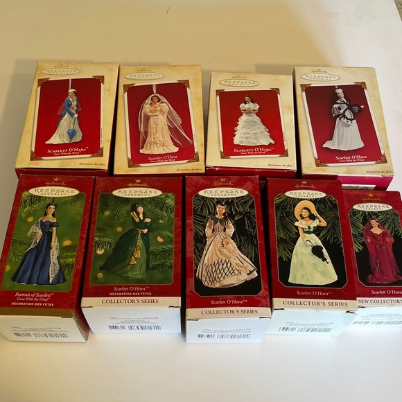 Hallmark Keepsake Ornaments. Scarlett O’Hara Gone With the Wind 1997~2005